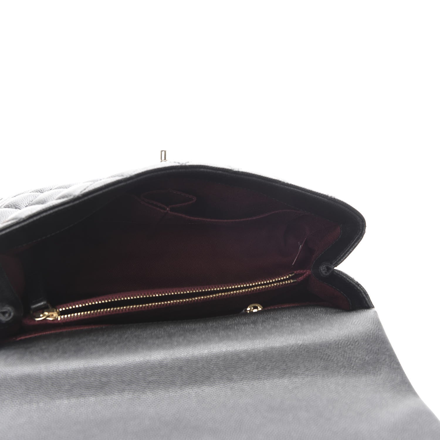 Chanel Caviar Quilted Small Coco Handle Flap Black 5 of 10