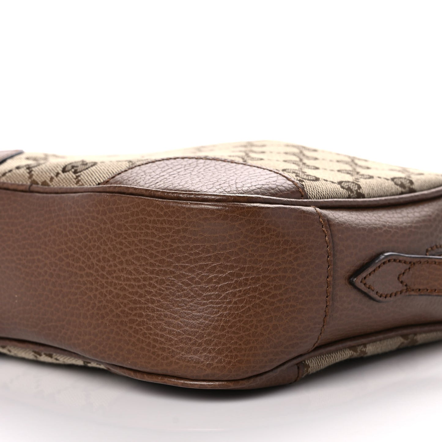 Monogram Mini Bree Messenger Bag Beige Tabacco