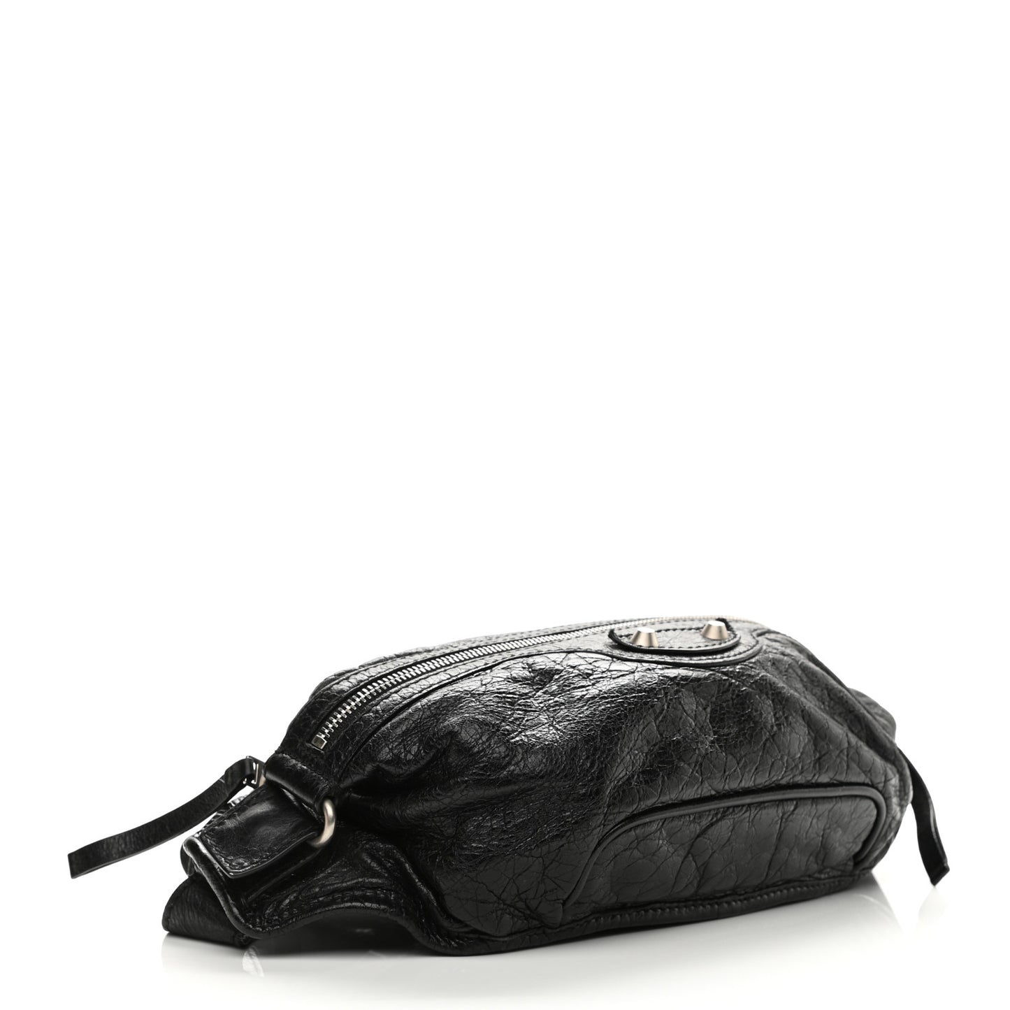 Lambskin Classic Hardware Neo Lift Hip Bag Black