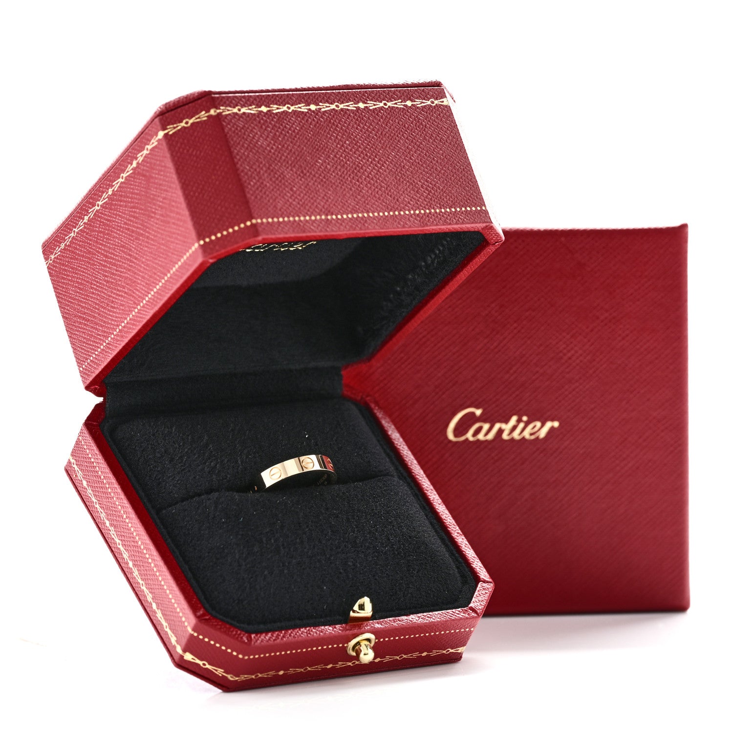 Cartier 18K Yellow Gold 3.5mm LOVE Wedding Band Ring 52 6 5 of 5