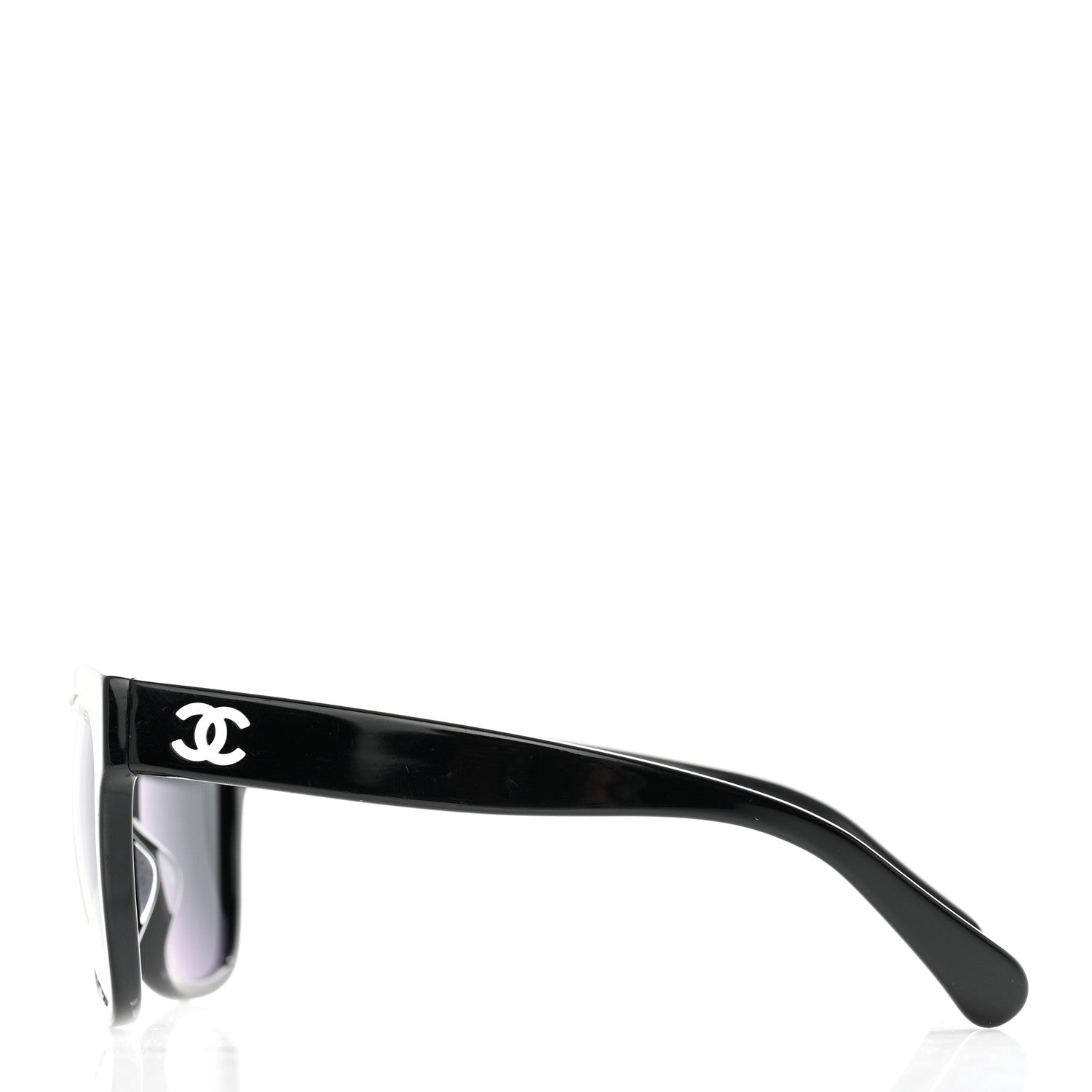 Chanel Acetate Square CC Sunglasses 5380-A Black 3 of 8