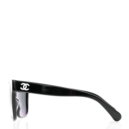 Chanel Acetate Square CC Sunglasses 5380-A Black 3 of 8