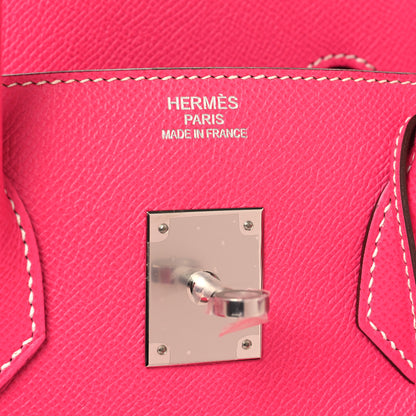 Hermes Epsom Birkin 35 Rose Tyrien 6 of 13