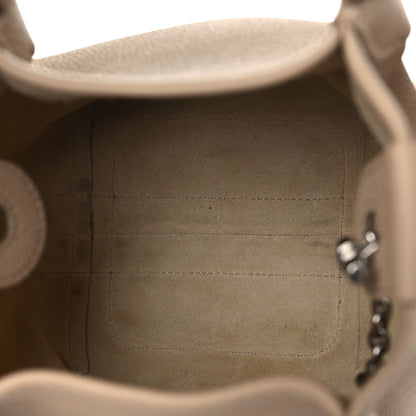 Loro Piana Grained Calfskin Micro Bale Bag Light Mastic 5 of 9