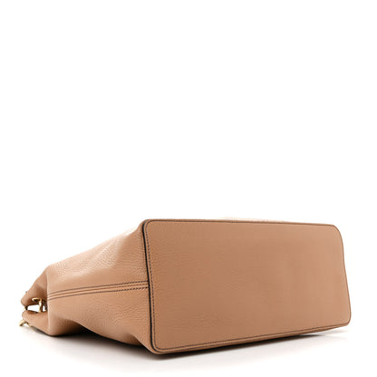 Gucci Pebbled Calfskin Large Soho Hobo Camelia 4 of 10
