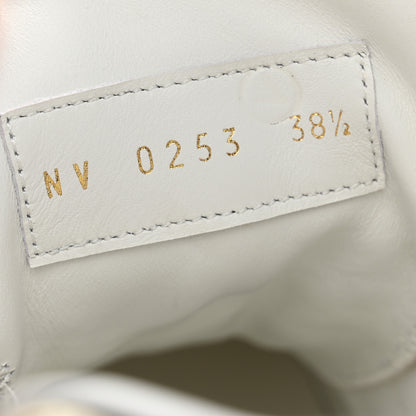 Louis Vuitton Monogram Calfskin Run Away Sneakers 38.5 Beige Gold 9 of 10