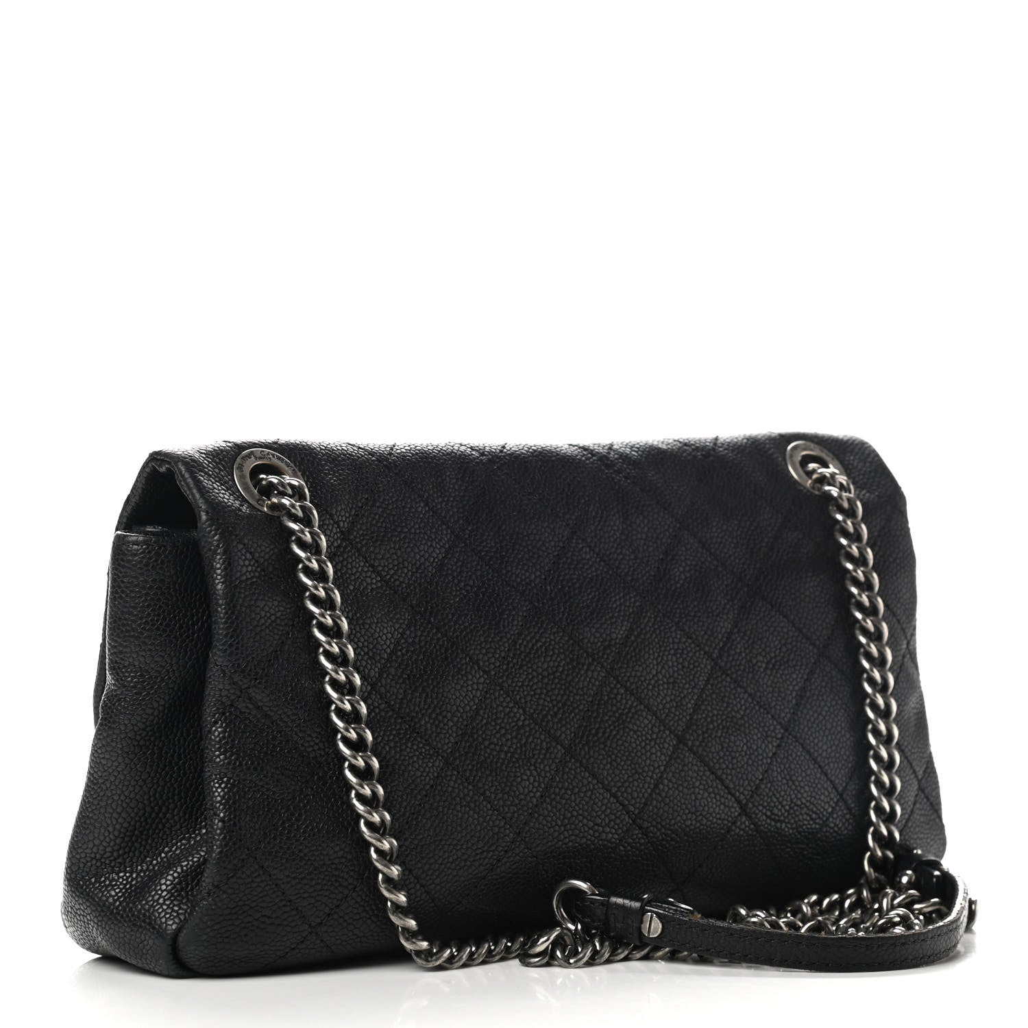 Chanel Caviar Quilted Medium Simply CC Flap Black 2 of 8