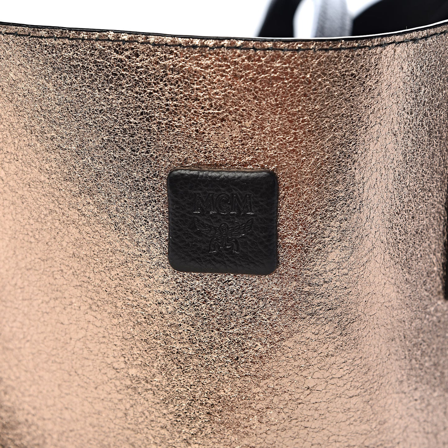 Grained Calfskin Large Reversible Wandel Tote Black