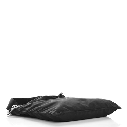 Prada Nylon Flat Messenger Bag Black 4 of 6