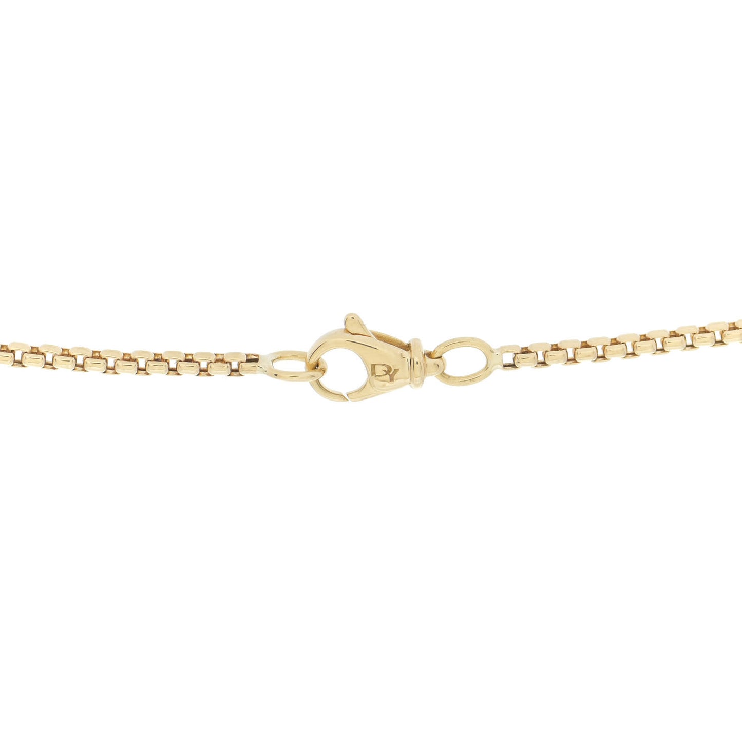 18K Yellow Gold 1.7mm Box Chain Necklace 22"