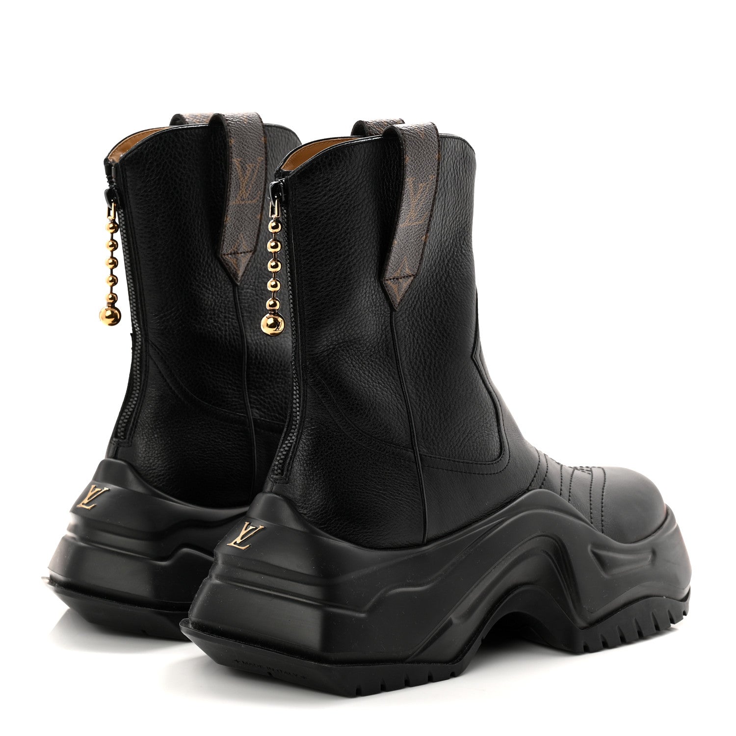 Louis Vuitton Monogram LV Archlight 2.0 Platform Ankle Boots 39 Black 4 of 10