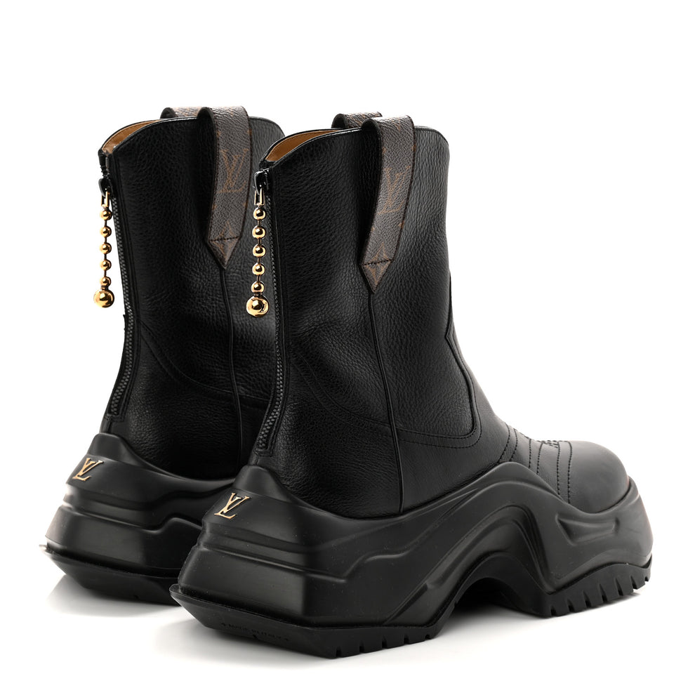 Louis Vuitton Monogram LV Archlight 2.0 Platform Ankle Boots 39 Black ...