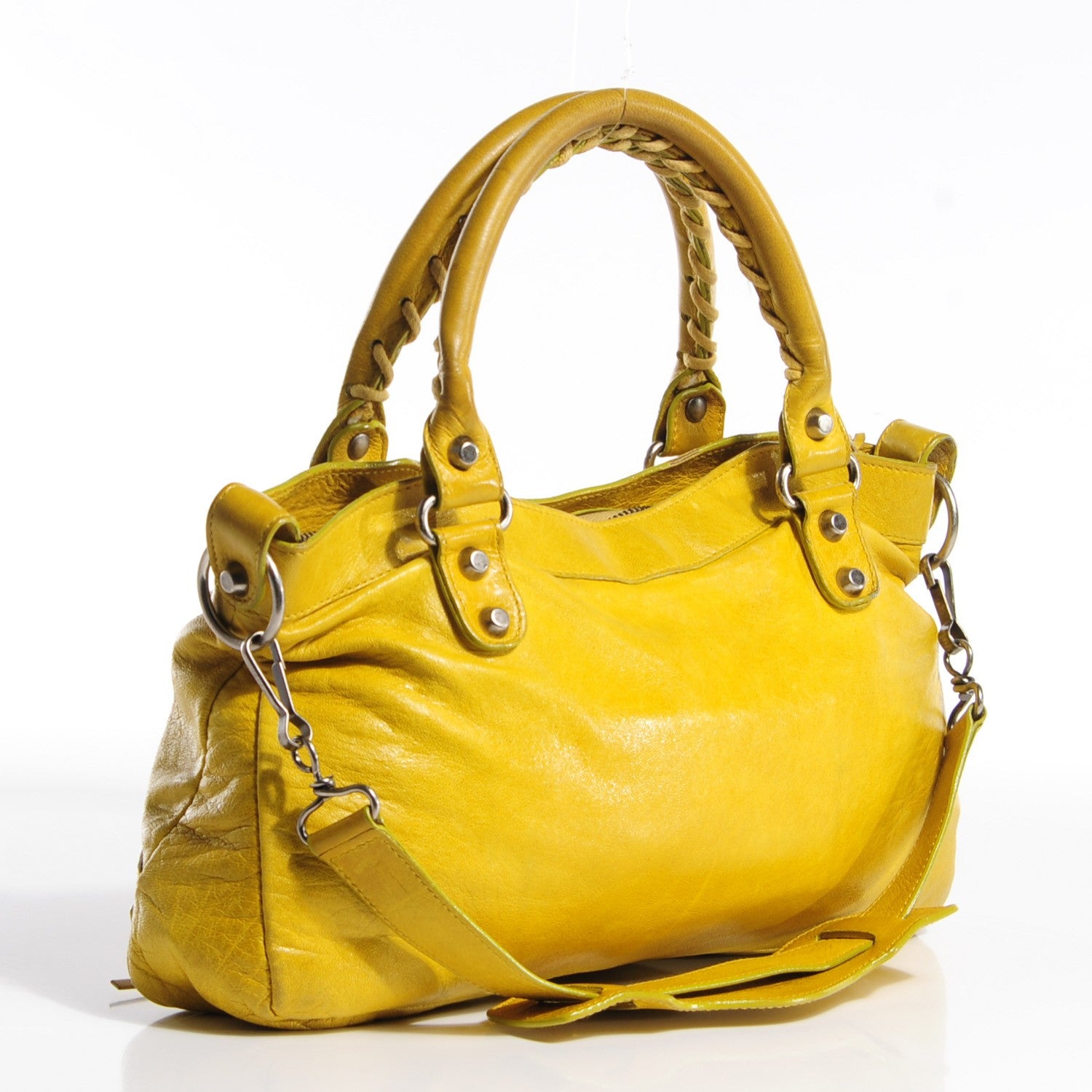 Balenciaga Chevre Classic Hardware First Yellow 3 of 13