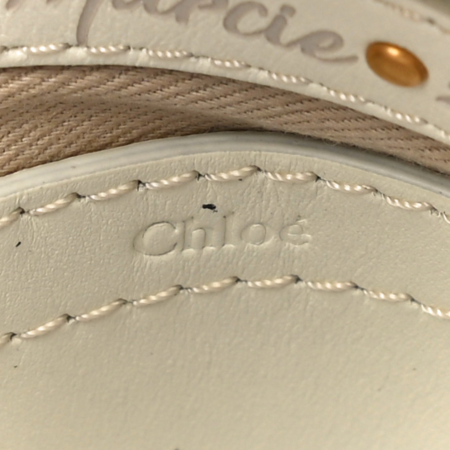 Grain Calfskin Mini Marcie Multi Fringe Satchel Natural White