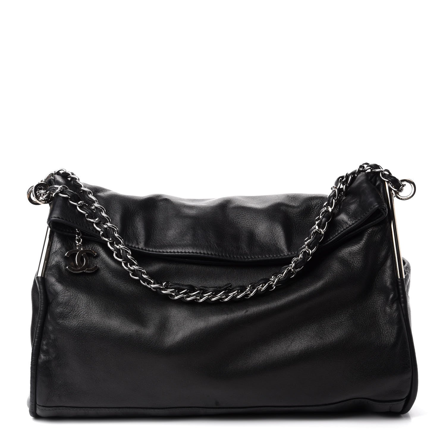 Chanel Lambskin Ultimate Soft Hobo Black 1 of 12
