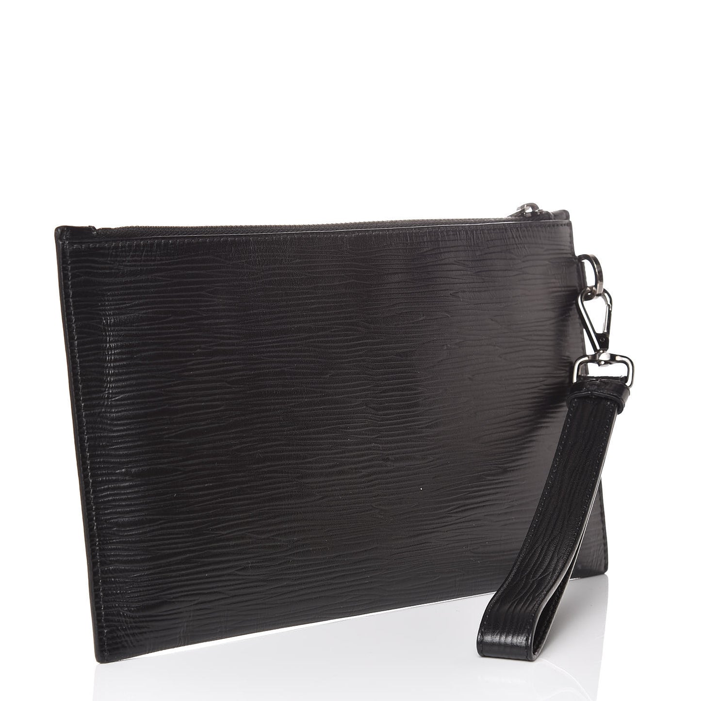 Calfskin Medusa Head Pochette Black