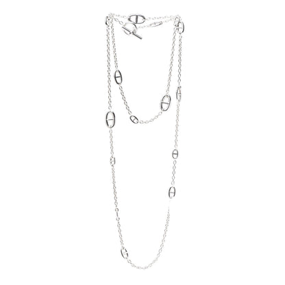 Hermes Sterling Silver Farandole Necklace 120 2 of 5