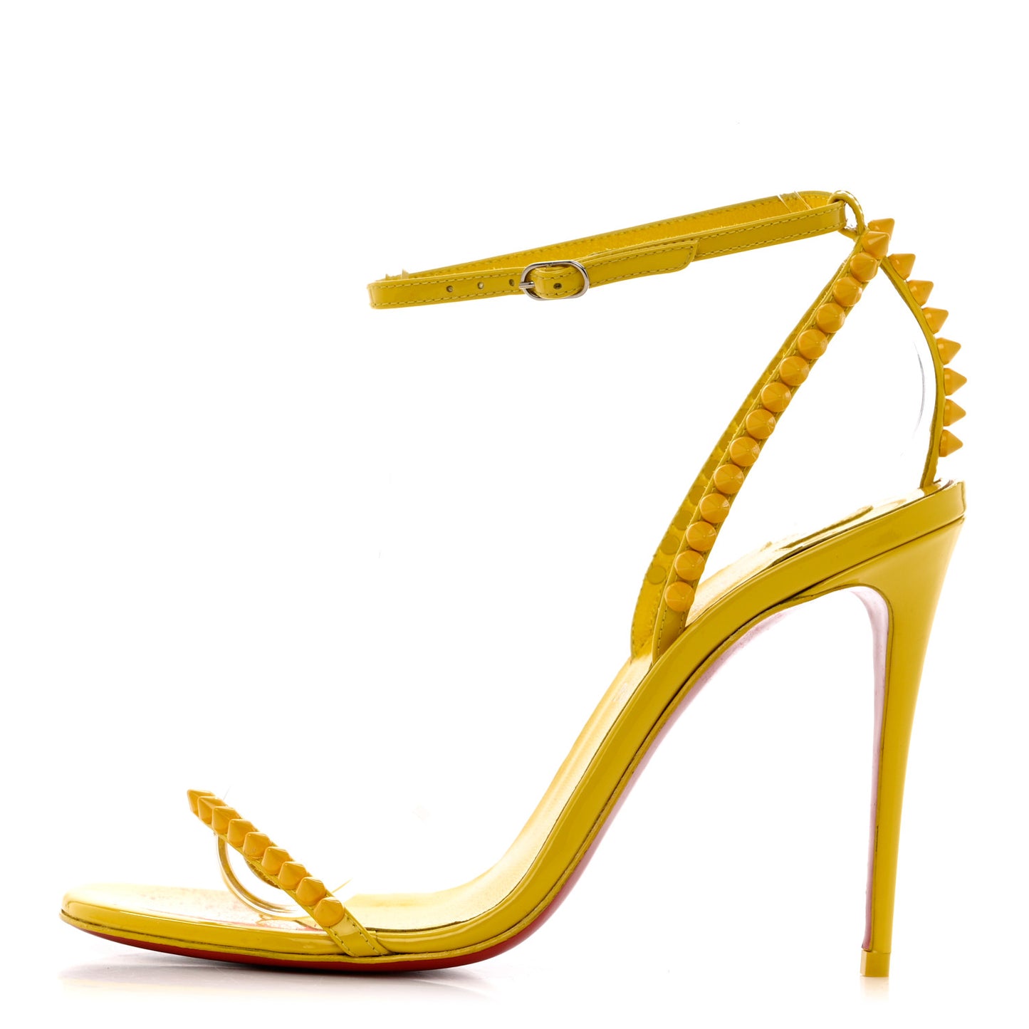 Patent Calfskin So Me 100 Sandals 37.5 Yellow