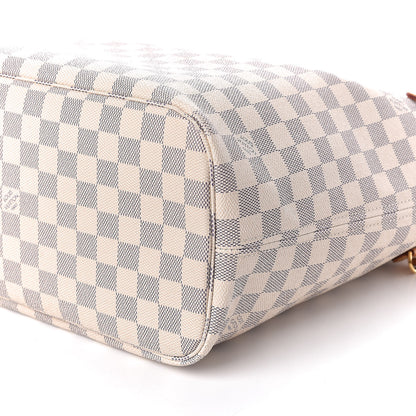 Louis Vuitton Damier Azur Neo Neverfull MM Rose Ballerine 10 of 10