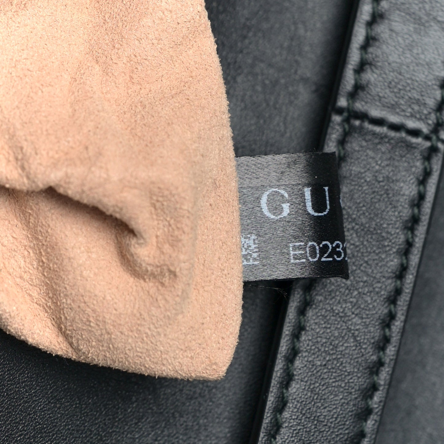 Nappa Elaphe GG Supreme Monogram Medium Osiride Top Handle Bag Black Bright Cuir Beige Ebony