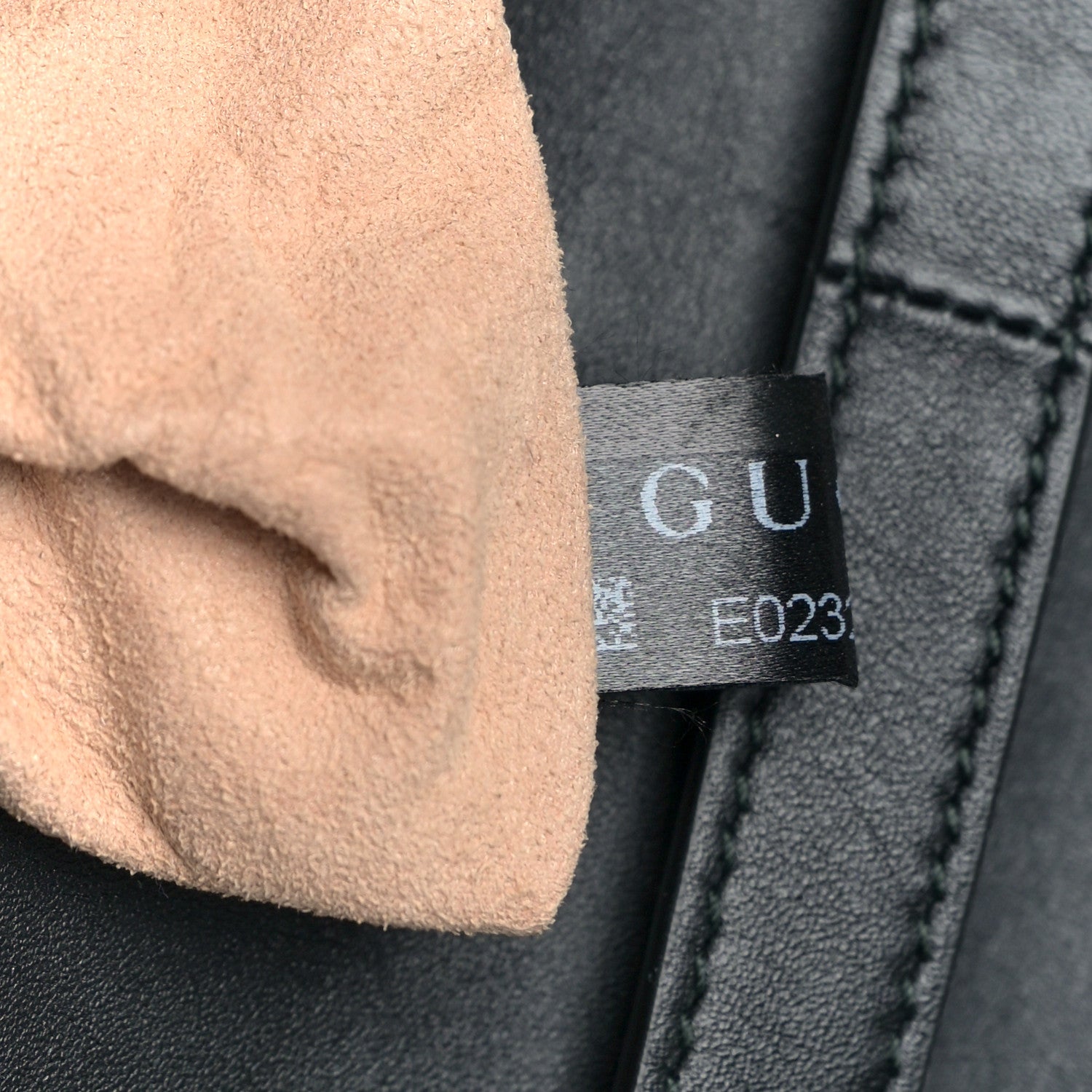 Gucci Nappa Elaphe GG Supreme Monogram Medium Osiride Top Handle Bag Black Bright Cuir Beige Ebony 7 of 12