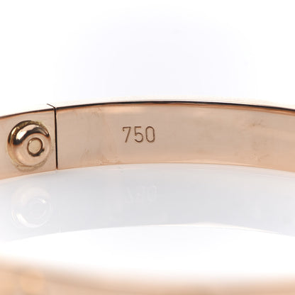 Cartier 18K Pink Gold LOVE Bracelet 17 6 of 7