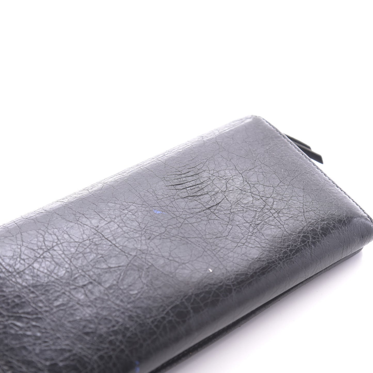 Agneau Classic Hardware Money Wallet Black