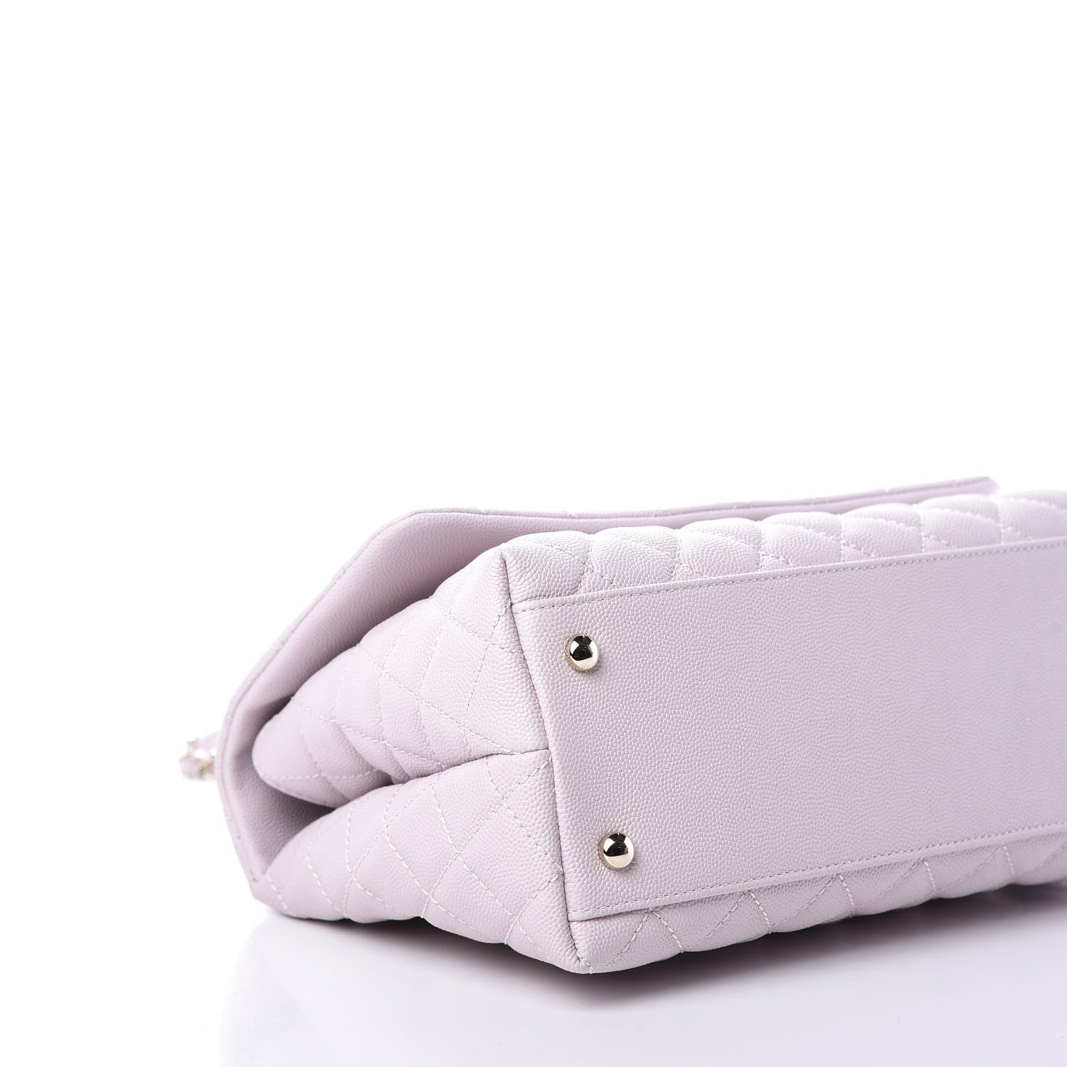 Chanel Caviar Quilted Small Coco Handle Flap Lilas Lilac 5 of 10