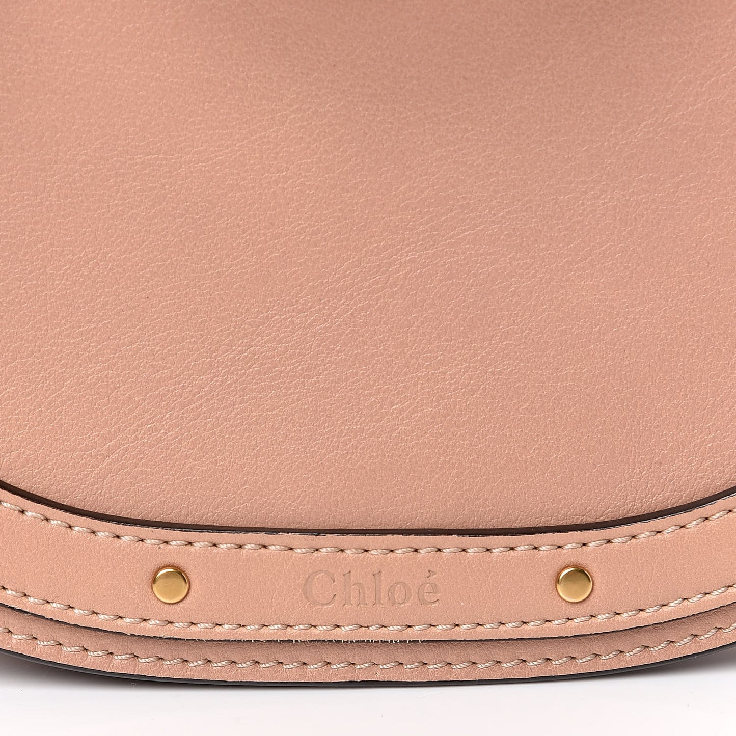 Calfskin Suede Small Nile Bracelet Bag Biscotti Beige