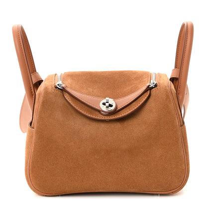Hermes Veau Grizzly Swift Mini Lindy 20 Gold 1 of 9