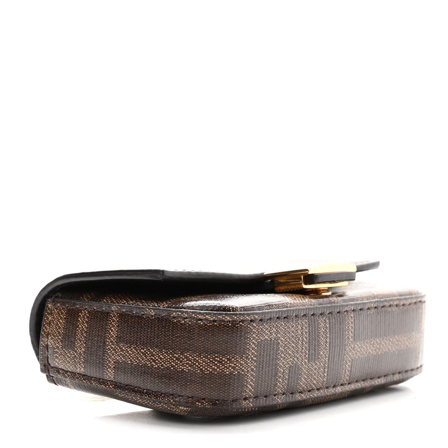 Glazed Fabric FF 1974 Nano Baguette Charm Mogano Panna