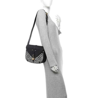 Louis Vuitton Jacquard Since 1854 Neo Saumur MM Grey 2 of 9