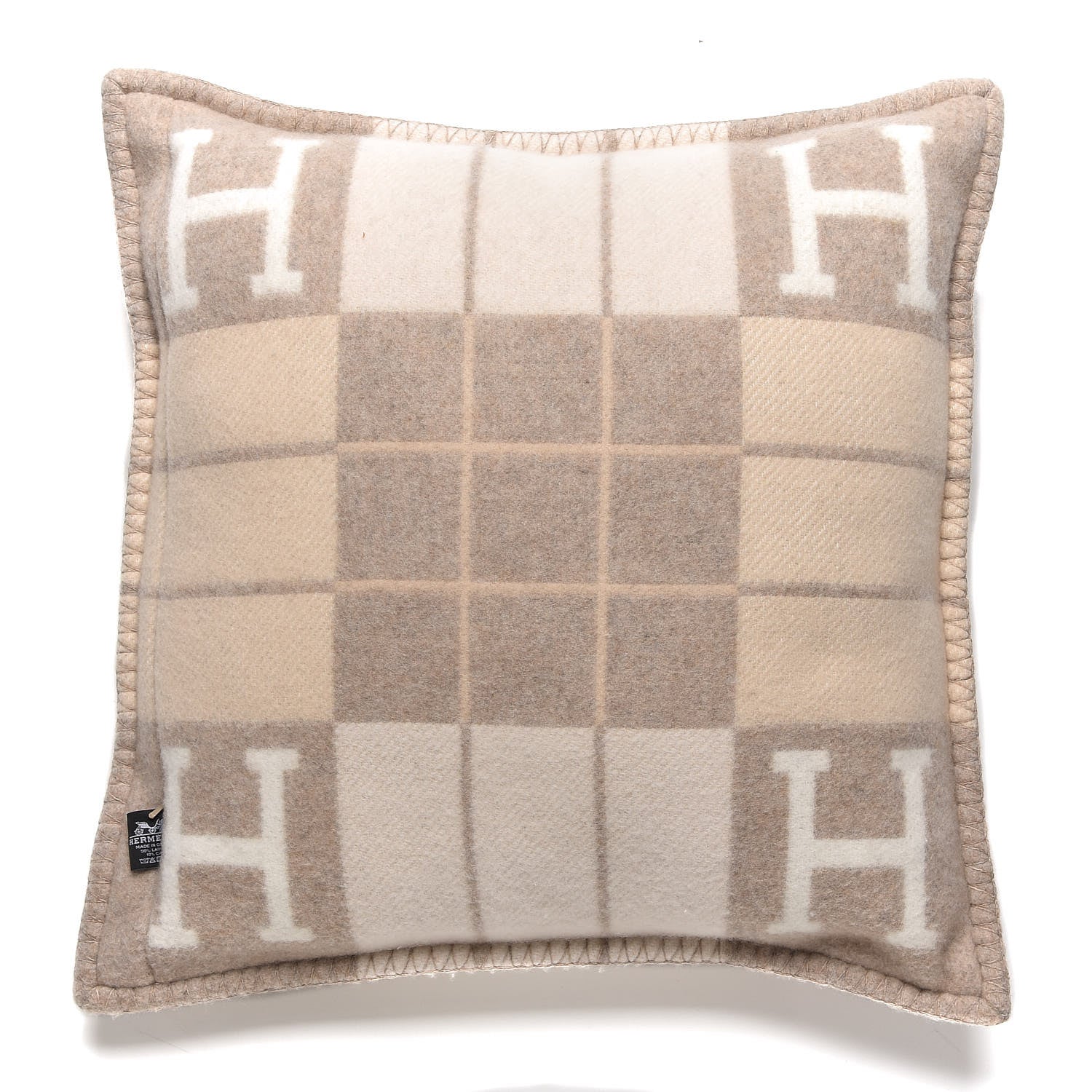 Hermes Wool Cashmere Avalon III Pillow PM Coco Camomille 3 of 5