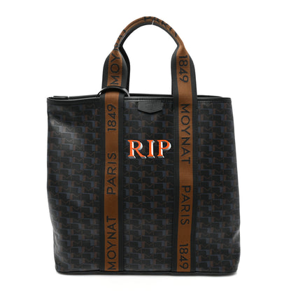 Moynat Canvas 1920 M Monogram Tote Black Blue 1 of 11