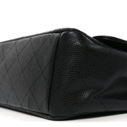 Chanel Caviar Quilted Maxi Double Flap Black 10 of 11