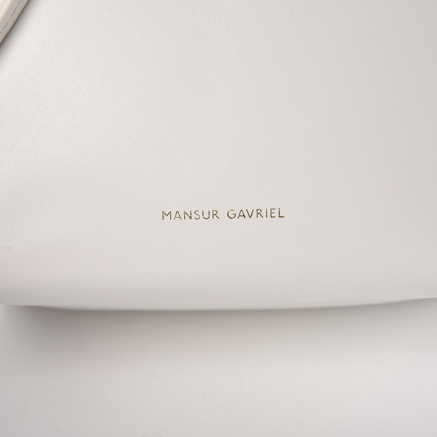 Calfskin Mini Bucket Bag White