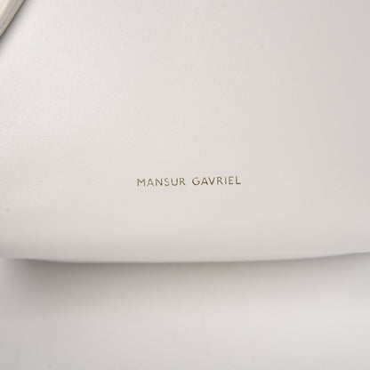 Mansur Gavriel Calfskin Mini Bucket Bag White 7 of 14