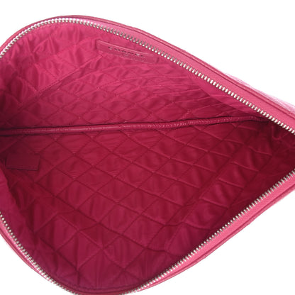Chanel Caviar Quilted Medium Cosmetic Case Pink 5 of 12