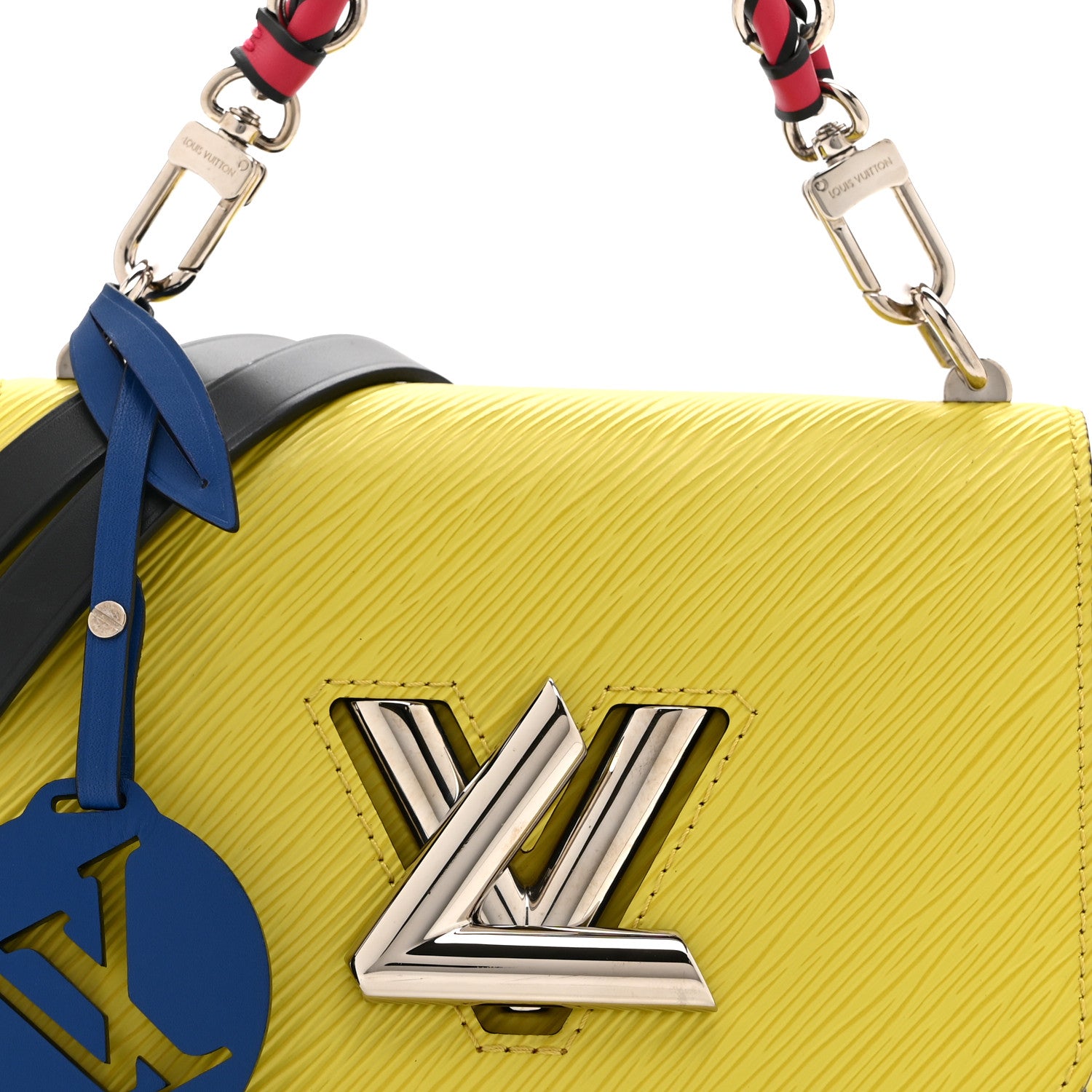 Louis Vuitton Epi Twist Braided Strap Shoulder Bag PM Vert Acide 17 of 22