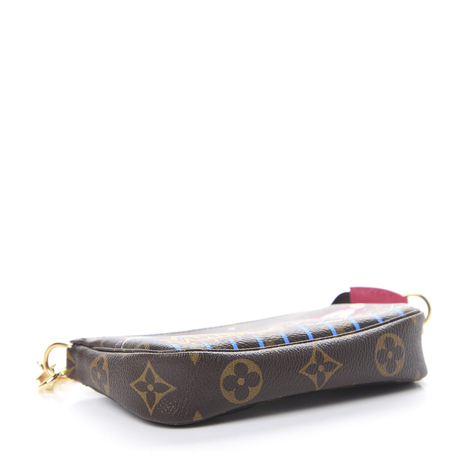 Monogram 2020 Christmas Animation Roller Coaster Mini Pochette Accessories Pivoine