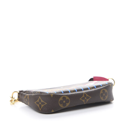 Louis Vuitton Monogram 2020 Christmas Animation Roller Coaster Mini Pochette Accessories Pivoine 3 of 7