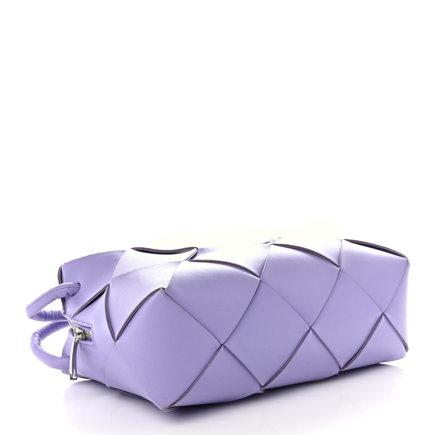Bottega Veneta Lambskin Maxi Intreccio Small Cassette Camera Bag Wisteria 4 of 9