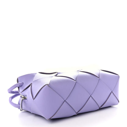 Bottega Veneta Lambskin Maxi Intreccio Small Cassette Camera Bag Wisteria 4 of 9