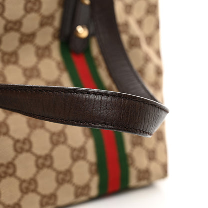 Gucci Monogram Medium Jolicoeur Tote Dark Brown 10 of 11