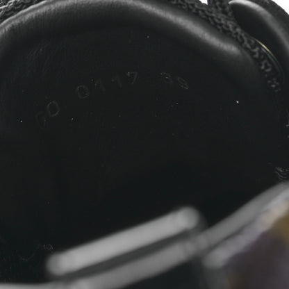 Louis Vuitton Suede Monogram Run Away Sneakers 39 Black 8 of 8