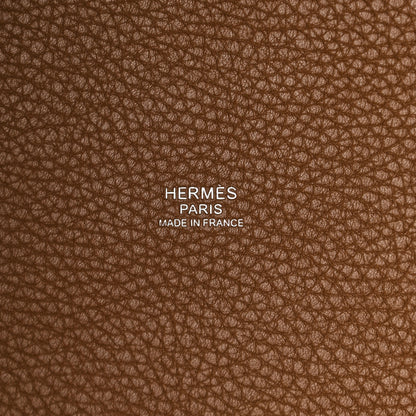 Hermes Taurillon Clemence Swift Eclat Picotin Lock 22 MM Alezan Biscuit 6 of 10