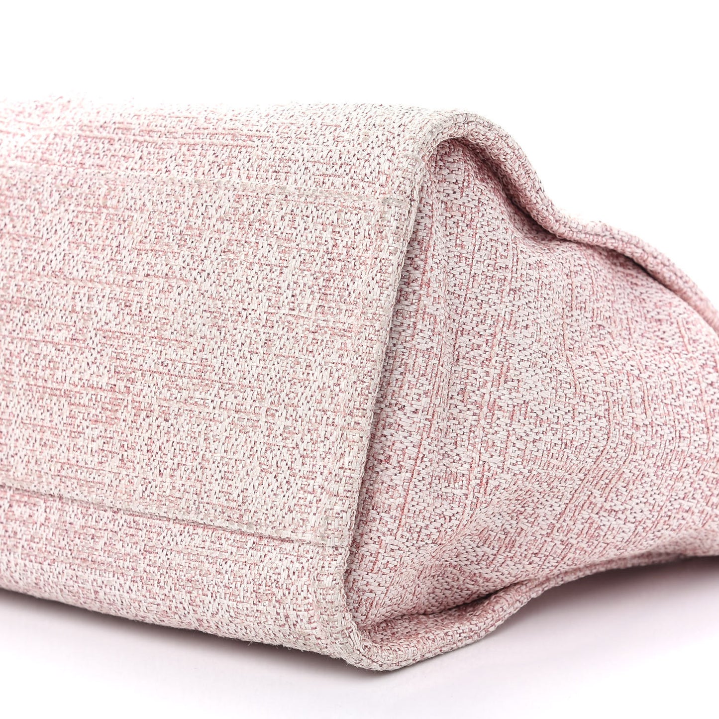 Lurex Boucle Deauville Medium Tote Pink