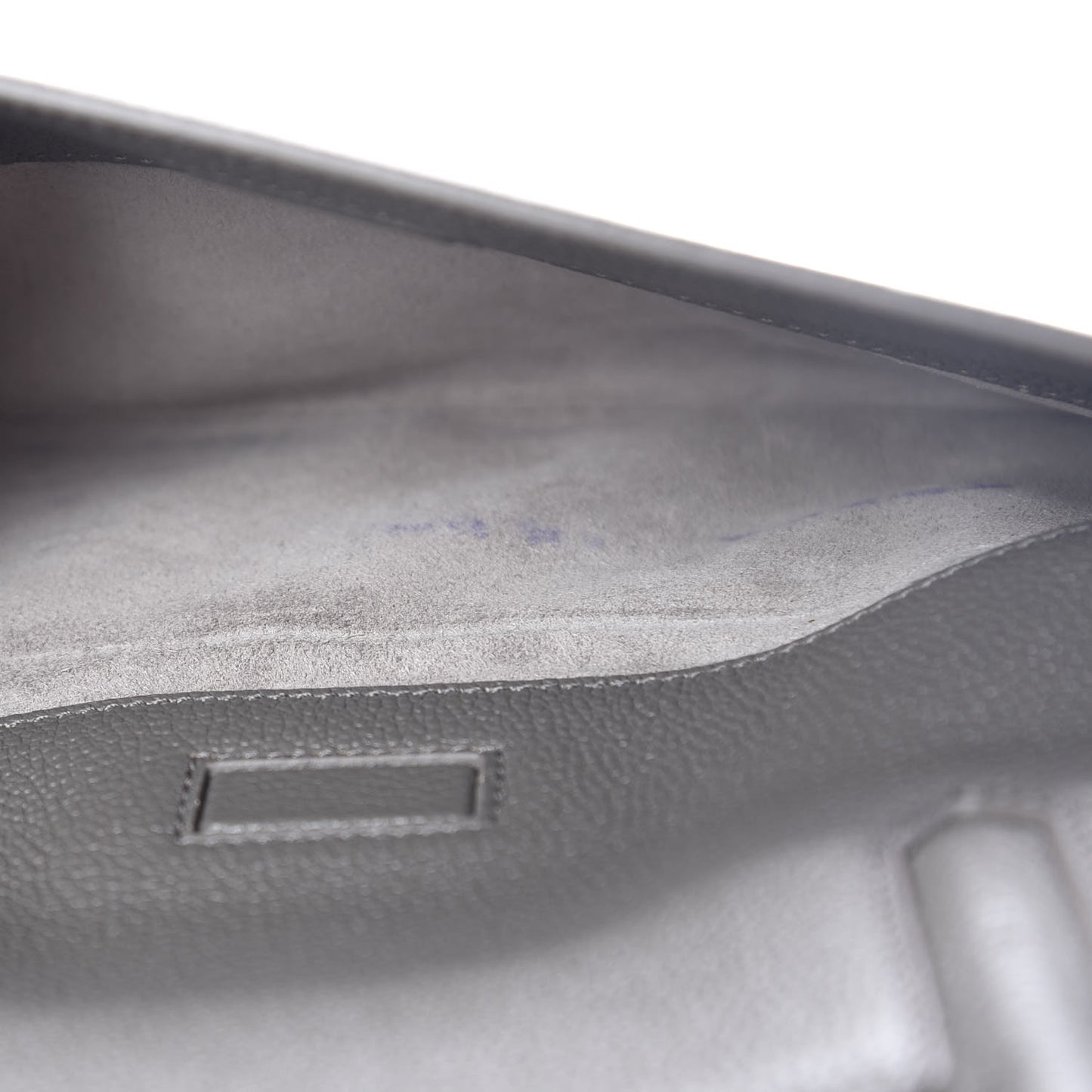 Grained Calfskin Small Cabas Rive Gauche Fog