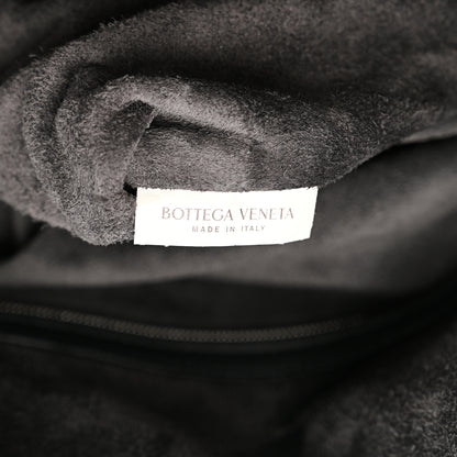 Bottega Veneta Deerskin Intrecciato Medium Traveler Hobo Black 7 of 11