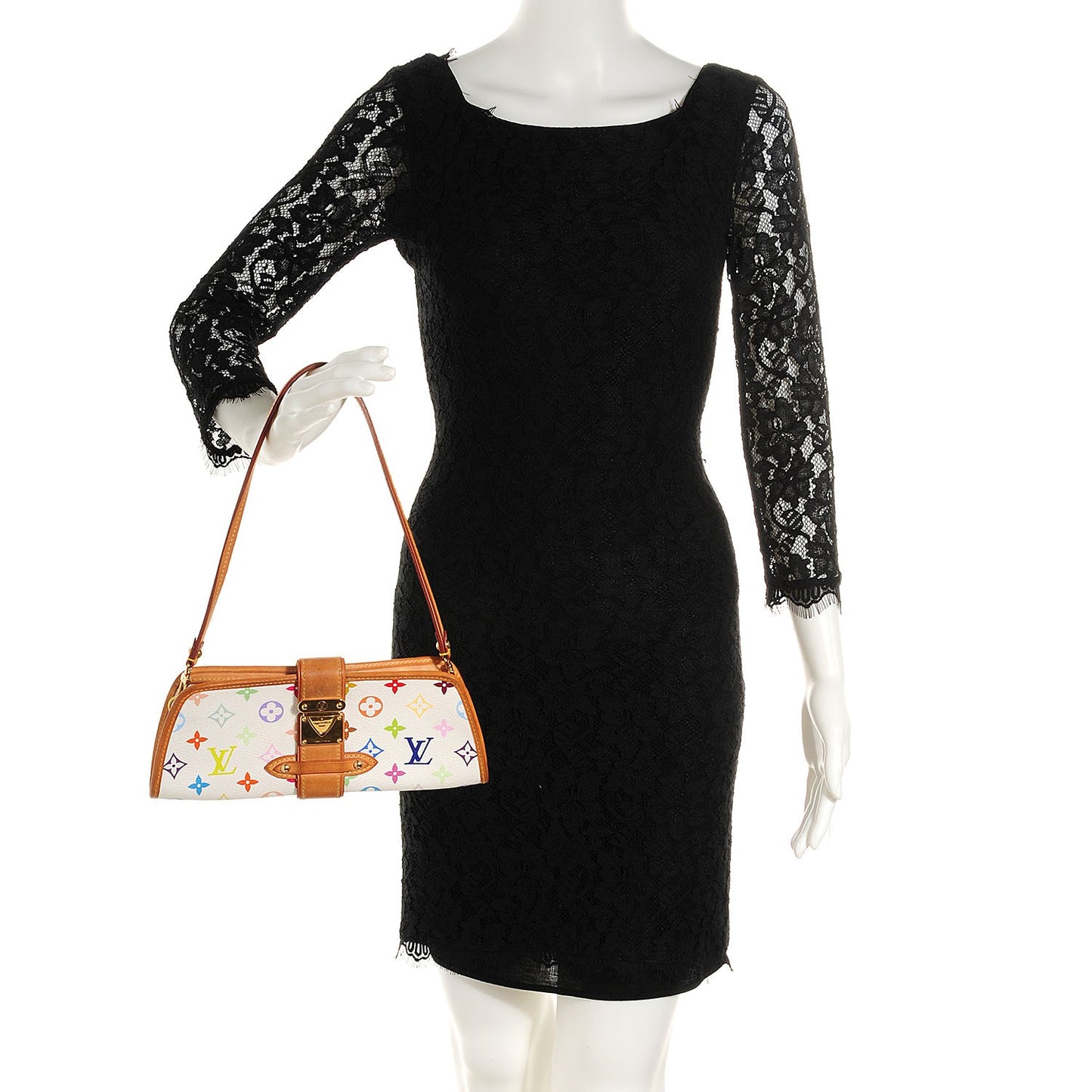 Monogram Multicolor Shirley White